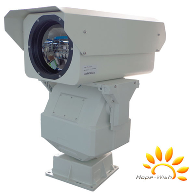 Câmara de segurança térmica da longa distância de PTZ com lente zoom ótica